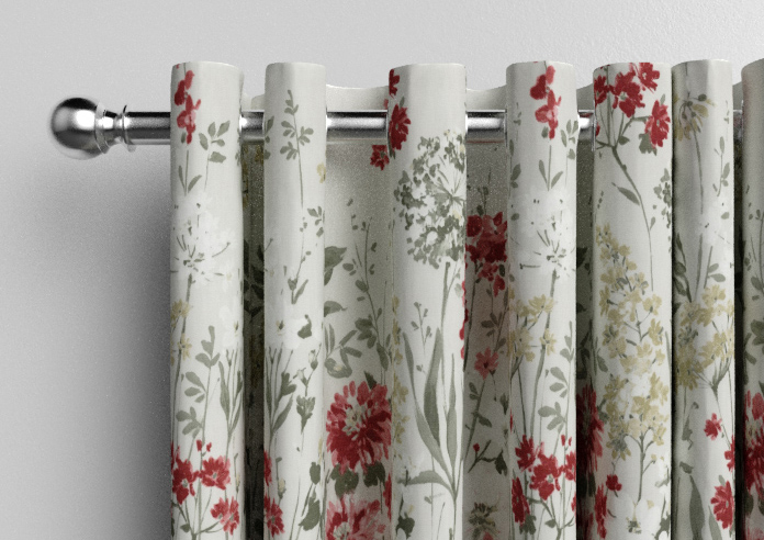 Wild Meadow, Ruby - Made to Measure Curtains - Image 12